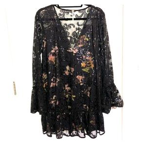 Free people flowy sequin dress